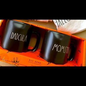 Rae dunn Halloween mug set